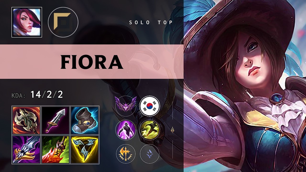 Fiora Top vs Singed - KR Master Patch 26.18