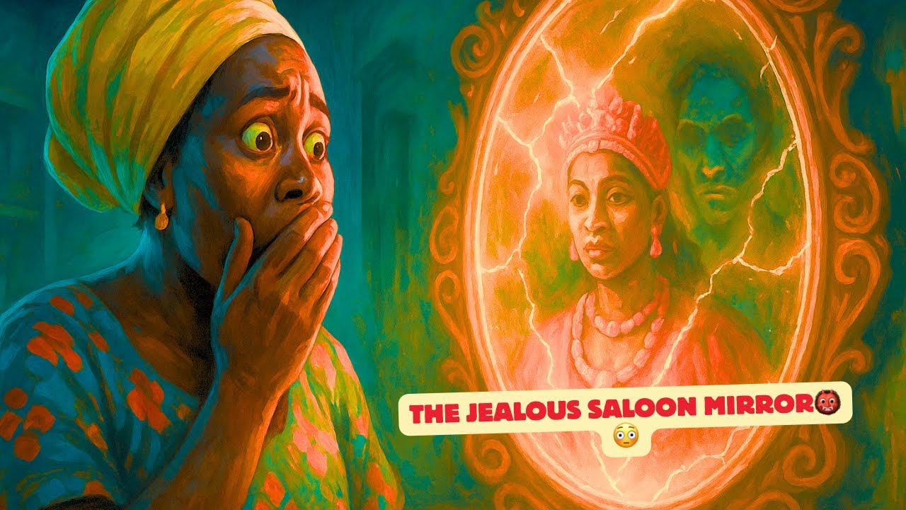“The Salon Mirror That Revealed Deadly Secrets | Nigerian Folktale”