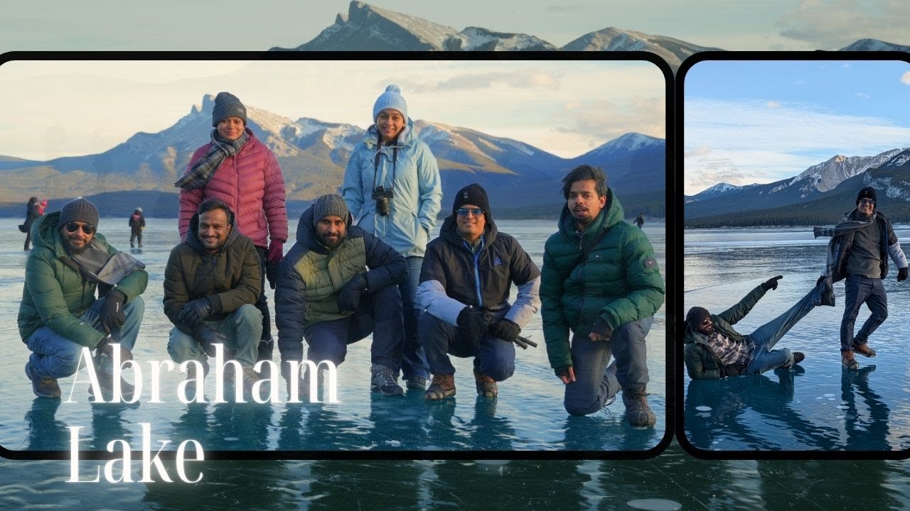 ❄️ Abraham Lake Winter Adventure | Frozen Bubble Lake | Alberta | Canada  ❄️