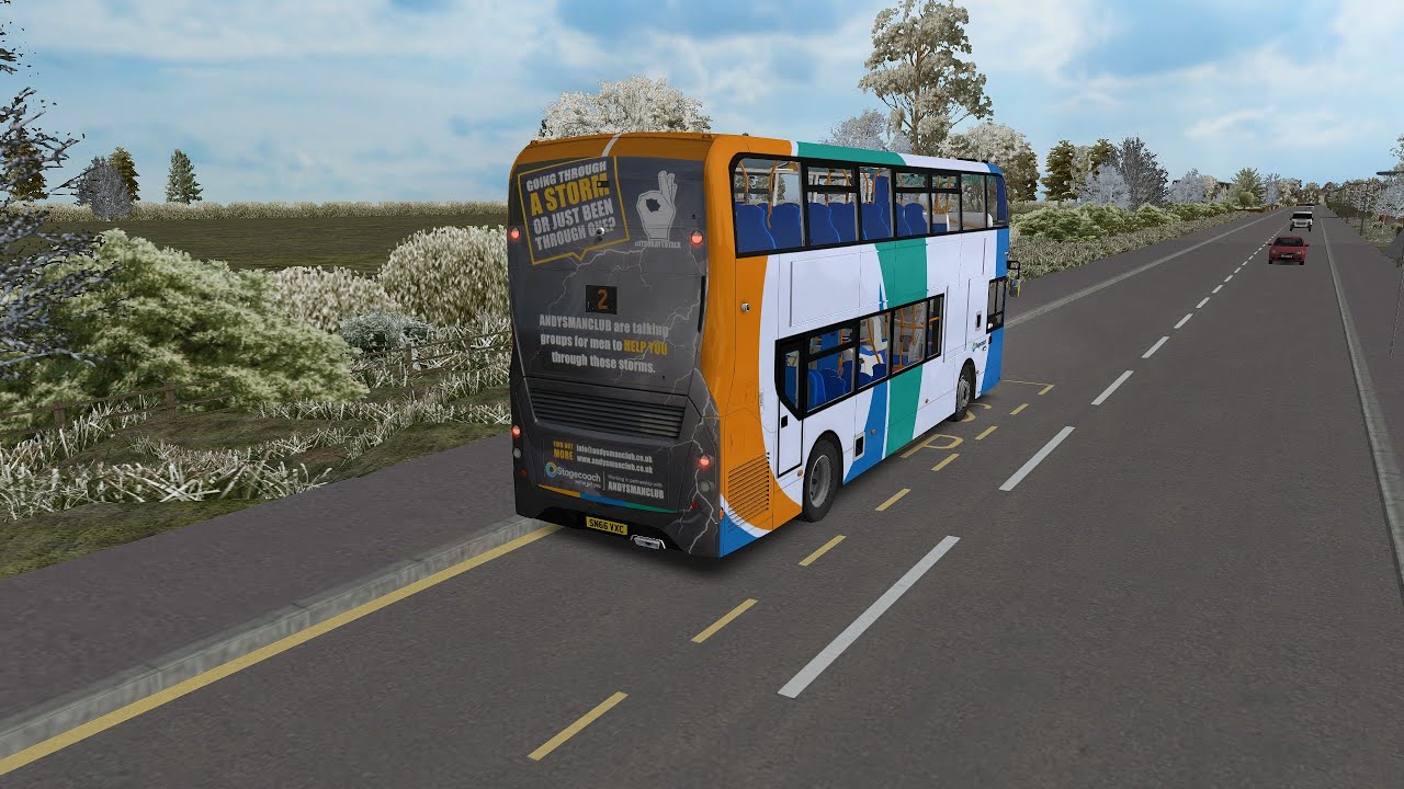 OMSI2 Alexander Dennis E40D Alexander Enviro 400 MMC on service 2 to Laughton Lane