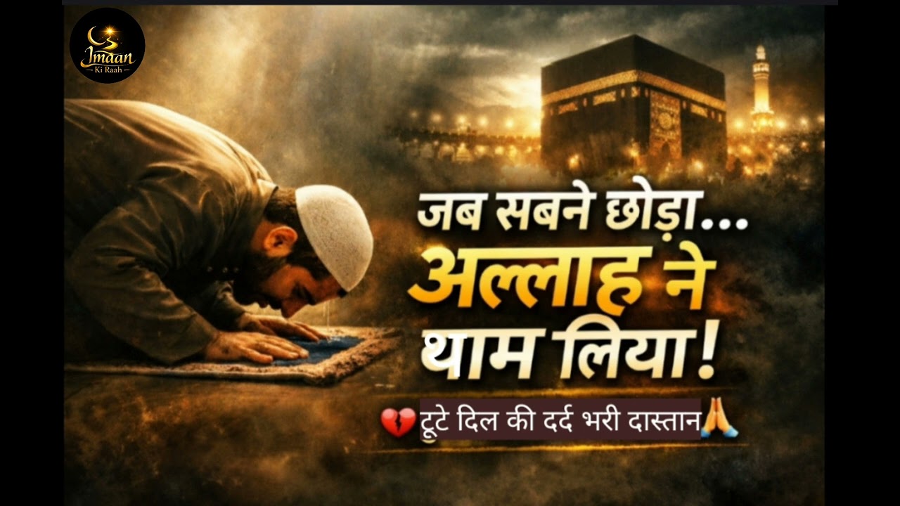 सजदे में रोया बन्दा… और अल्लाह ने ज़िंदगी बदल दी”