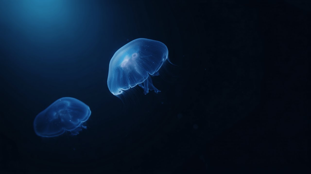 Jellyfish Underwater Ambient for Deep Focus & Stillness | Quiet Depth