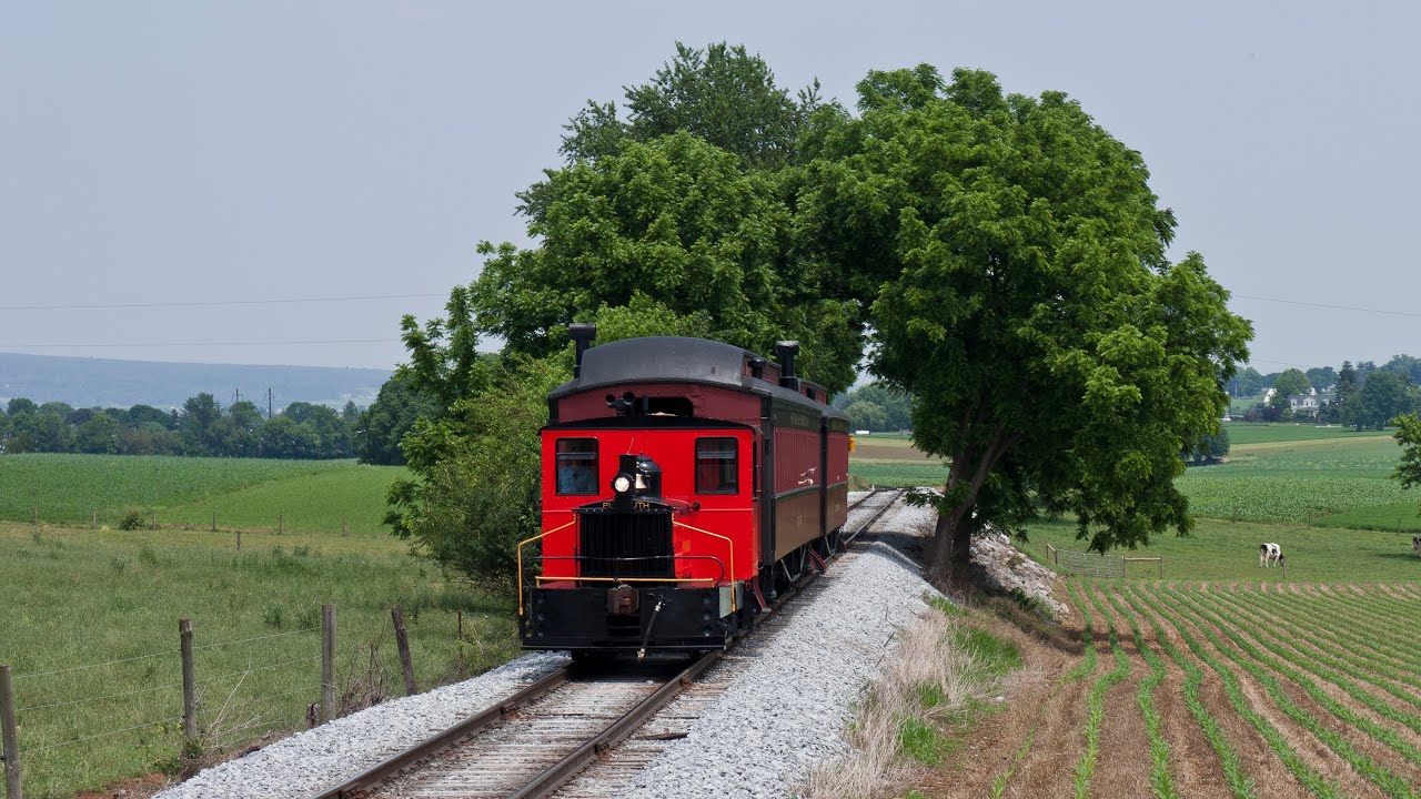 HD: Chasing the Plymouth 20-ton on the Strasburg Railroad 6-9-13
