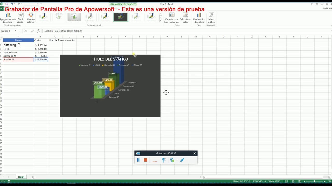 Tutoriales de Excel