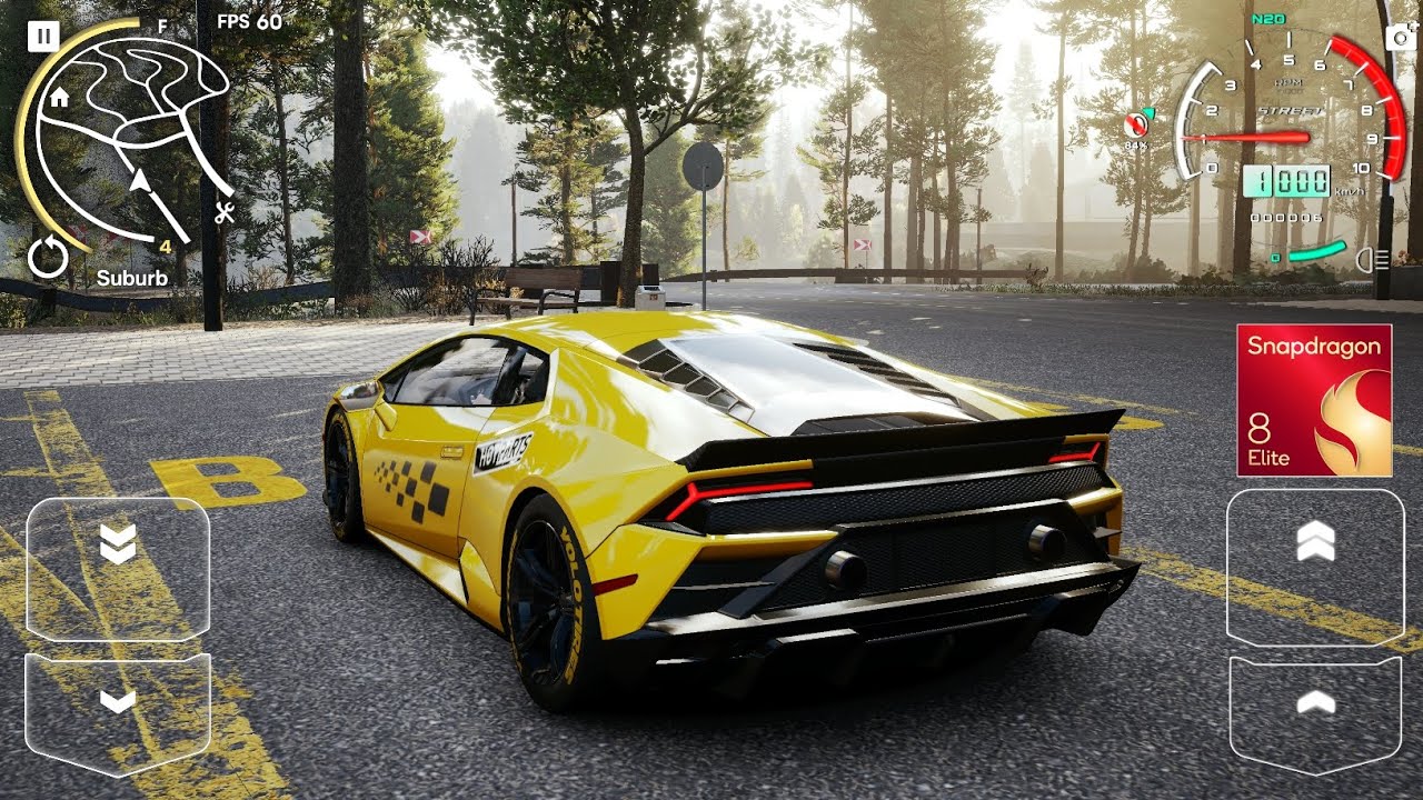 CarX street mobile | lamborghini Huracan | snapdragon 8 elite oneplus pad 3 gameplay 