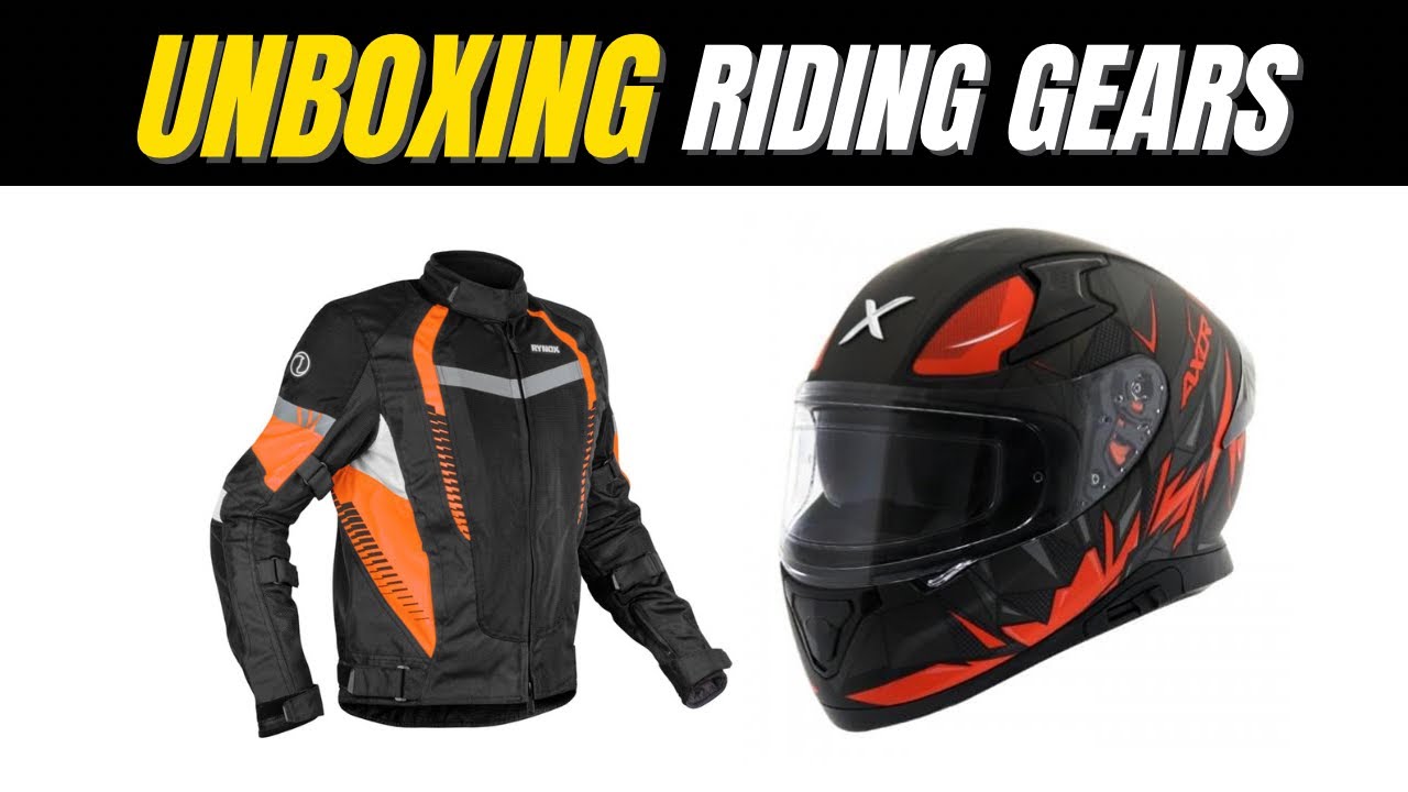 Unboxing Rynox Tornado Pro 4 Jacket and Axor Apex Hunter Helmet