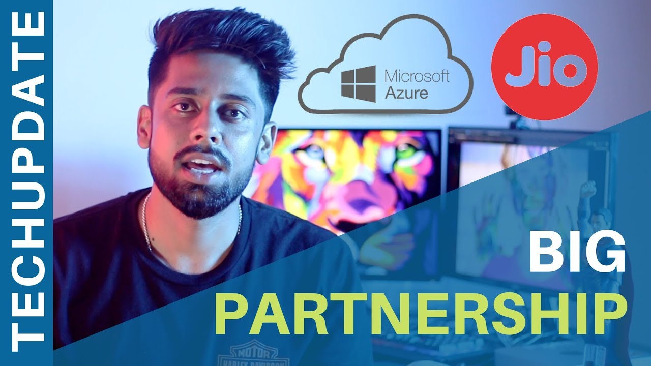 Jio's partnership with Microsoft!!!! Secret future plans | TechUpdate(Hindi)