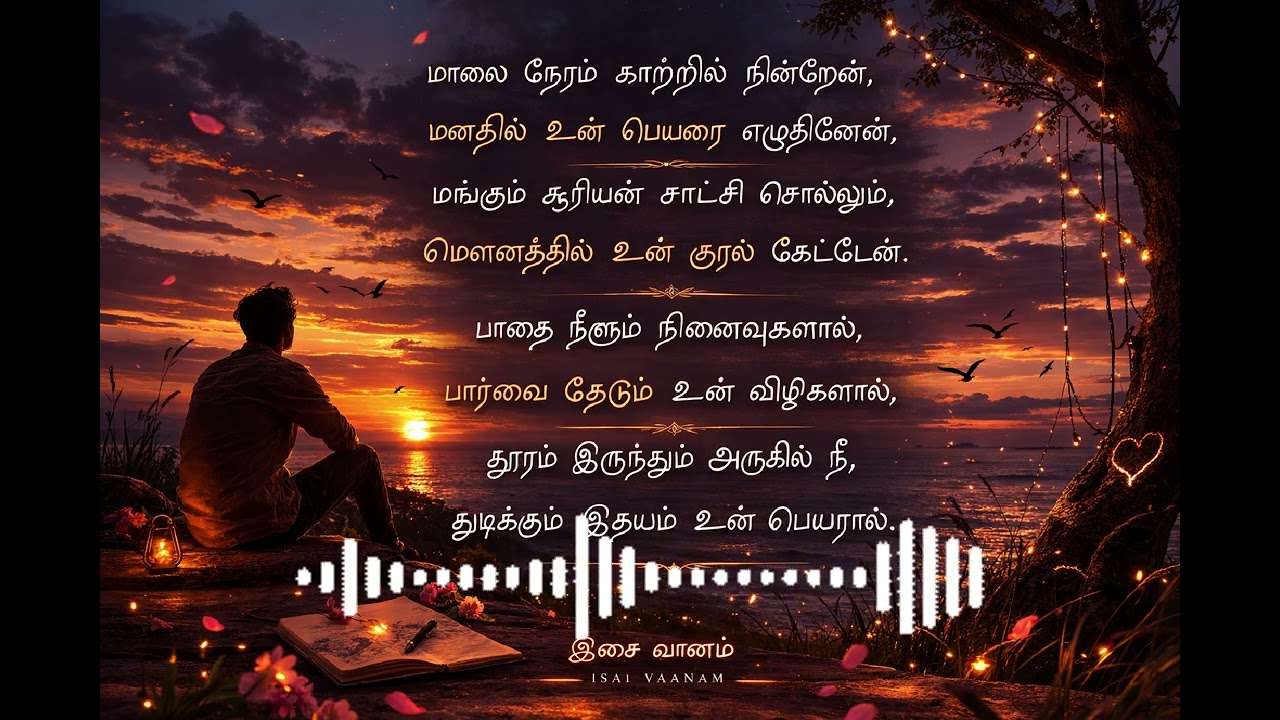 மாலை நேரம் காற்றில் நின்றேன் #இசைவானம் #tamilsong #tamilmelody