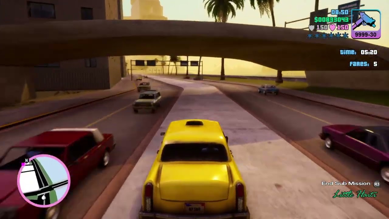 Grand Theft Auto: Vice City – The Definitive Edition Taxi Missions #328
