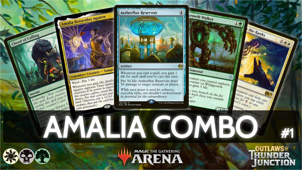 ⚪⚫🟢 Abzan Amalia Combo, part 1 | MTG Arena | Explorer | BO3 | Outlaws of Thunder Junction