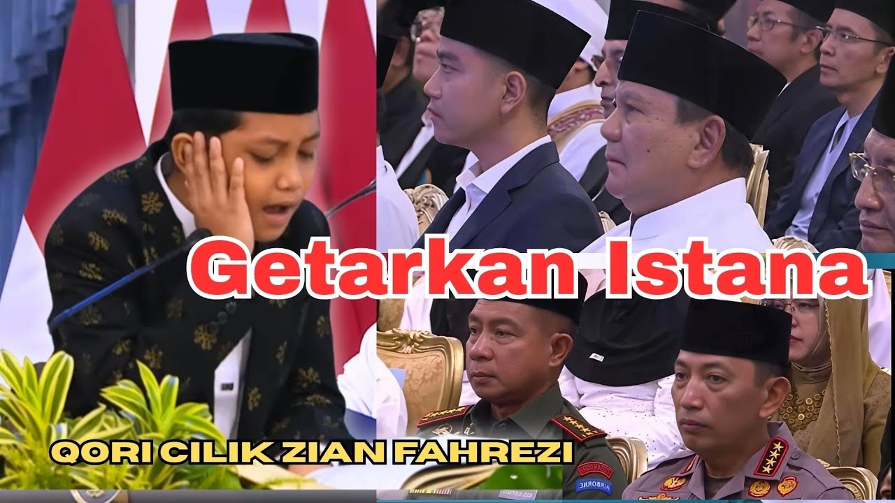 Qori Cilik  Zian Fahrezi, Getarkan Istana, Presiden Prabowo Minta Menghadap Usai Acara