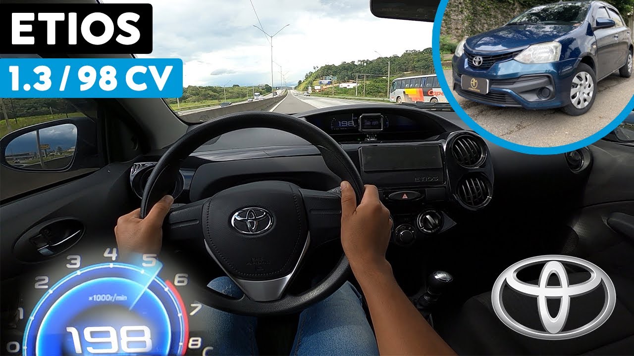 TOYOTA ETIOS X 1.3 MANUAL É BOM? ANDA BEM? VALE A PENA COMPRAR EM 2022? TESTE ACELERANDO NA ESTRADA