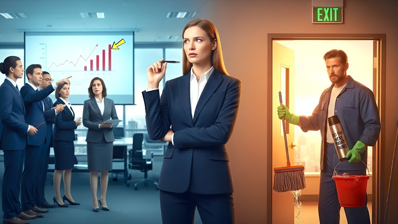 Billionaire CEO Ignored Her Experts—Until the Janitor Gave Simple Advice That Saved Her Company