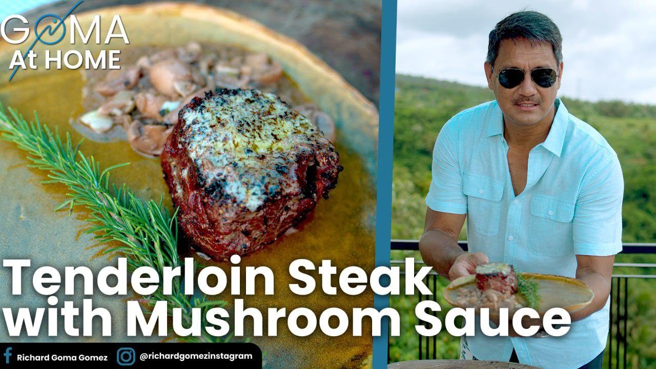 Goma At Home: Tenderloin Steak With Mushroom Sauce