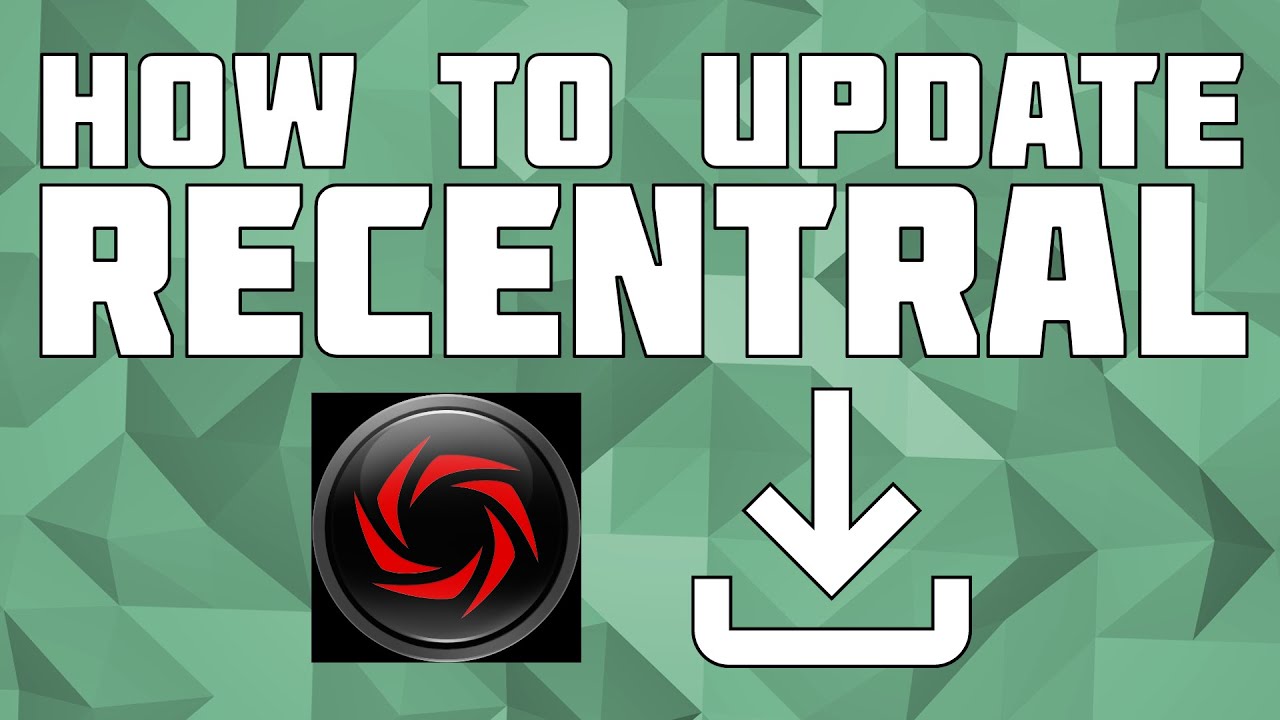 How to Update RECentral on PC in 2022!