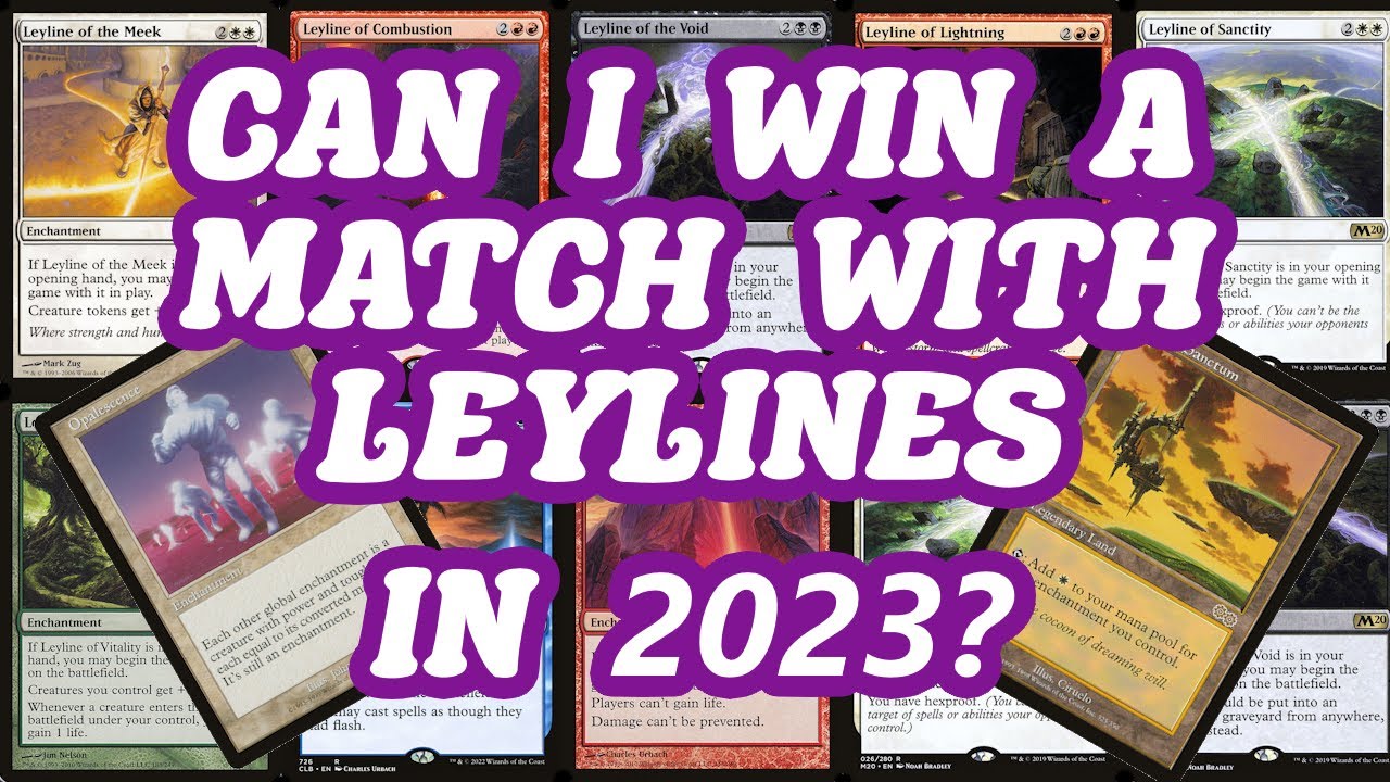 CAN I WIN A MATCH WITH LEYLINES IN 2023?! Legacy Opalescence combo MTG