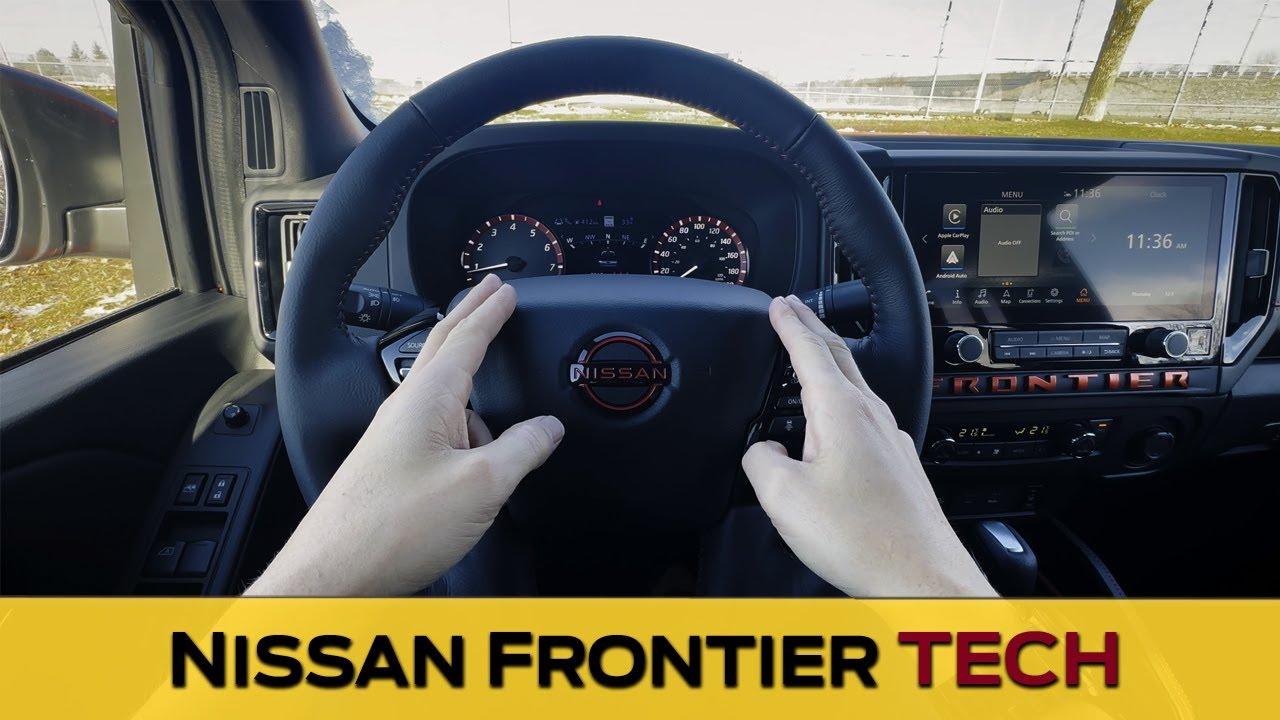 Steering Wheel and Cluster in the Nissan Frontier