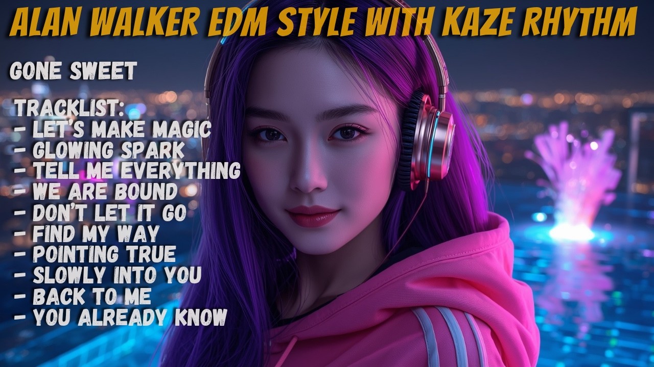 ALAN WALKER STYLE X KAZE RHYTHM || GONE SWEET || EDM SONGS FULL ALBUM 2026