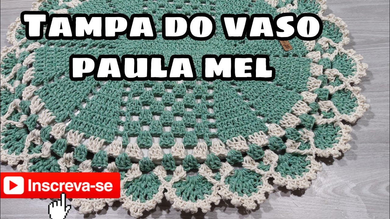 TAMPA DO VASO PAULA MEL /FACIL RAPIDA E ECONOMICA
