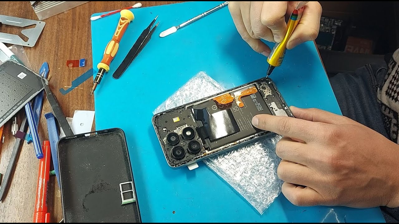 Как заменить дисплей на телефоне Honor X8a CRT-LX1