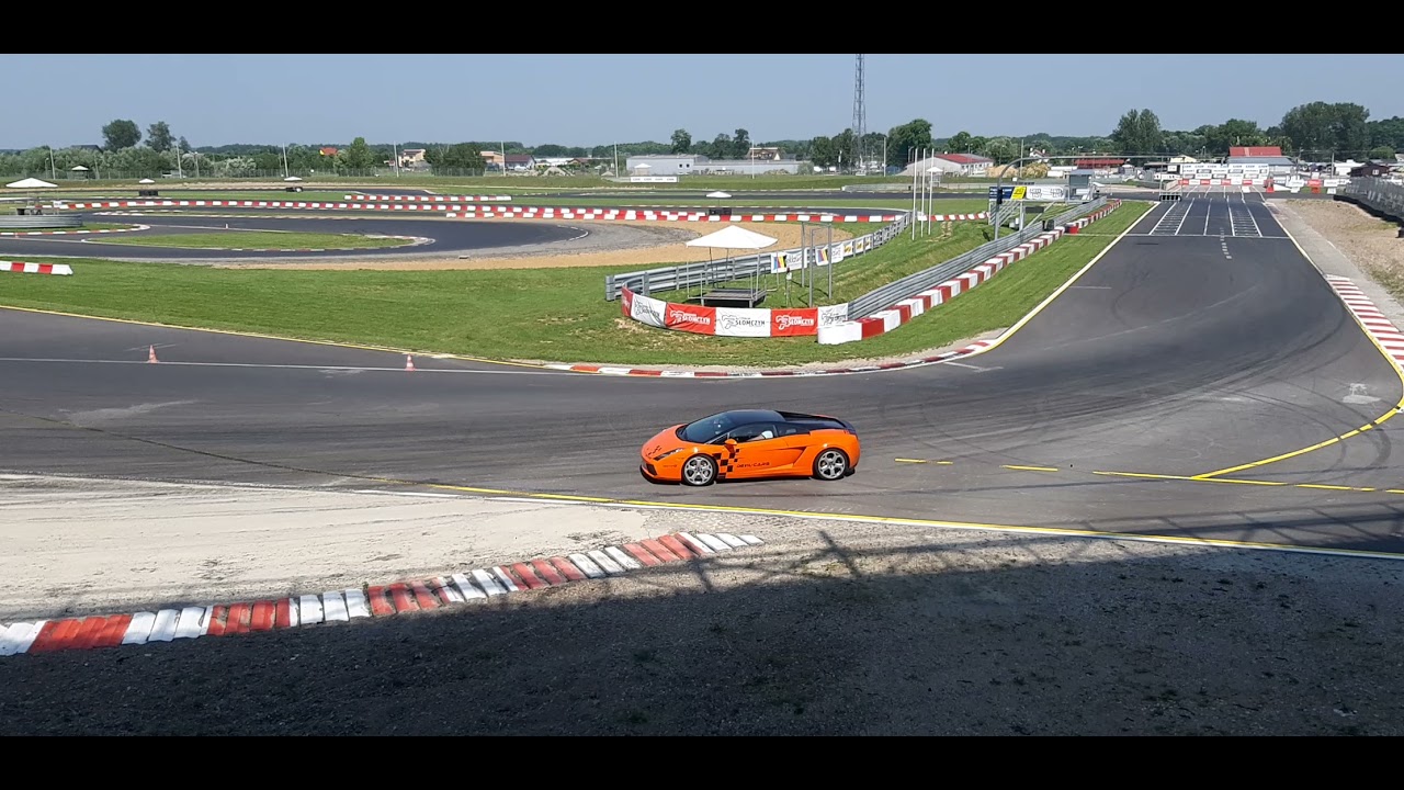 Lamborghini Galardo przejazd tor Słomczyn (Devil Cars) Mariusz