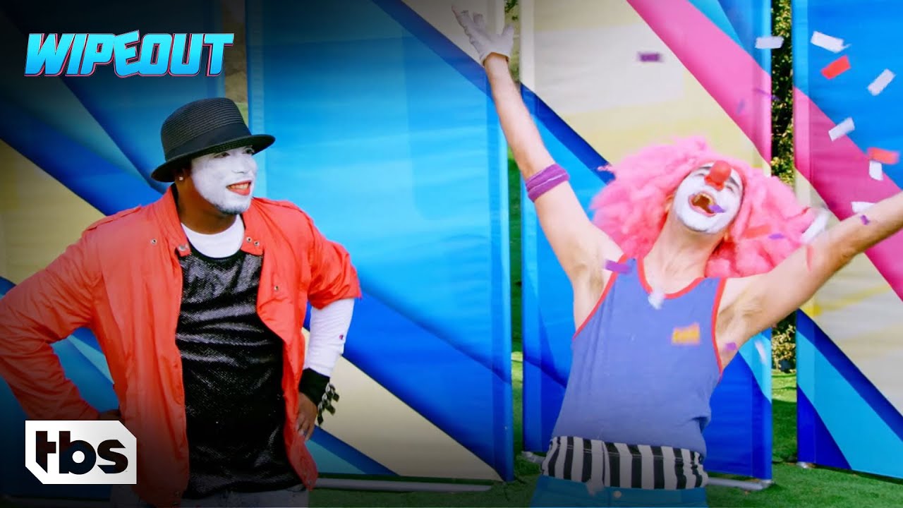 Epic Bromance vs. Mime & Clown vs. Long-Distance Couple (Clip) | Wipeout | TBS