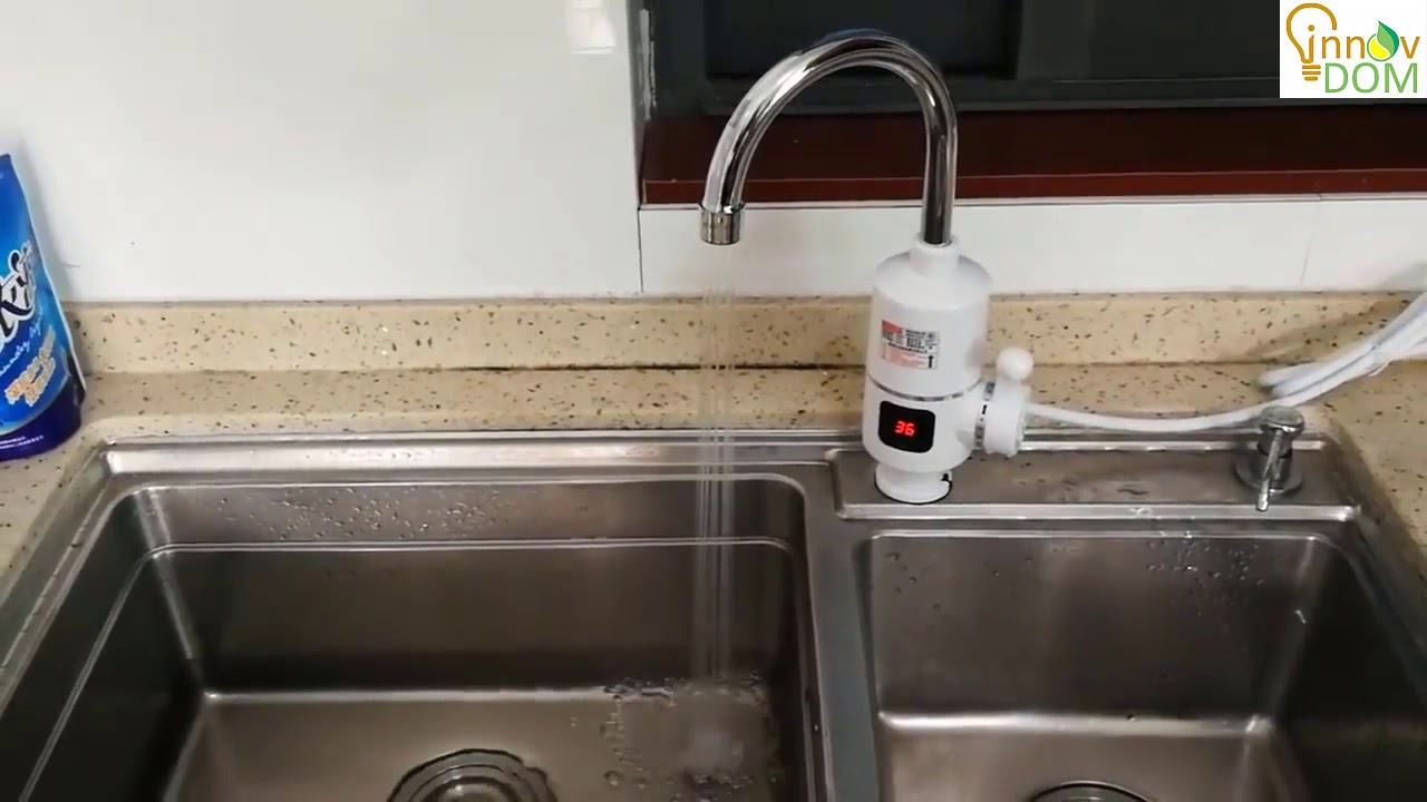 ROBINET CHAUFFE EAU ELECTRIQUE INSTANTANÉ VERTICAL INNOVDOM