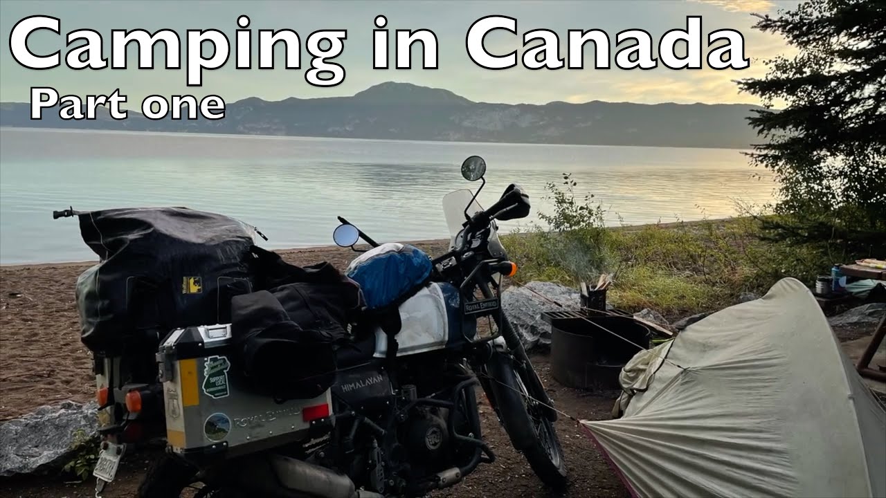 Motorcycle Camping in Canada | ROYAL ENFIELD HIMALAYAN | A Documentary Film part1