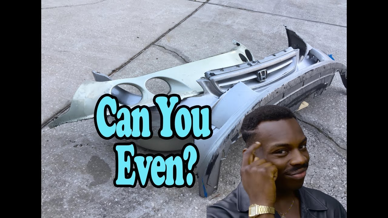 Модернизация бампера Acura Integra на Civic