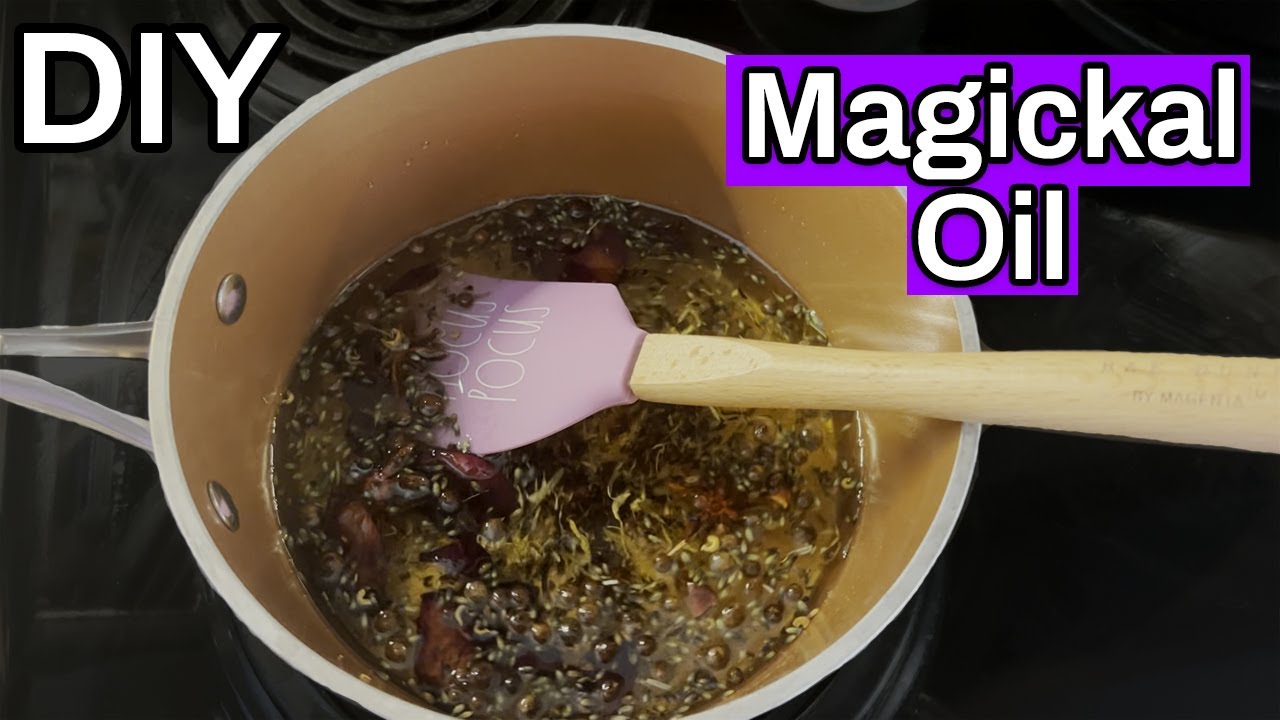 How to Make Magickal Oils - DIY Full Moon Recipe for Psychic Powers and Luck