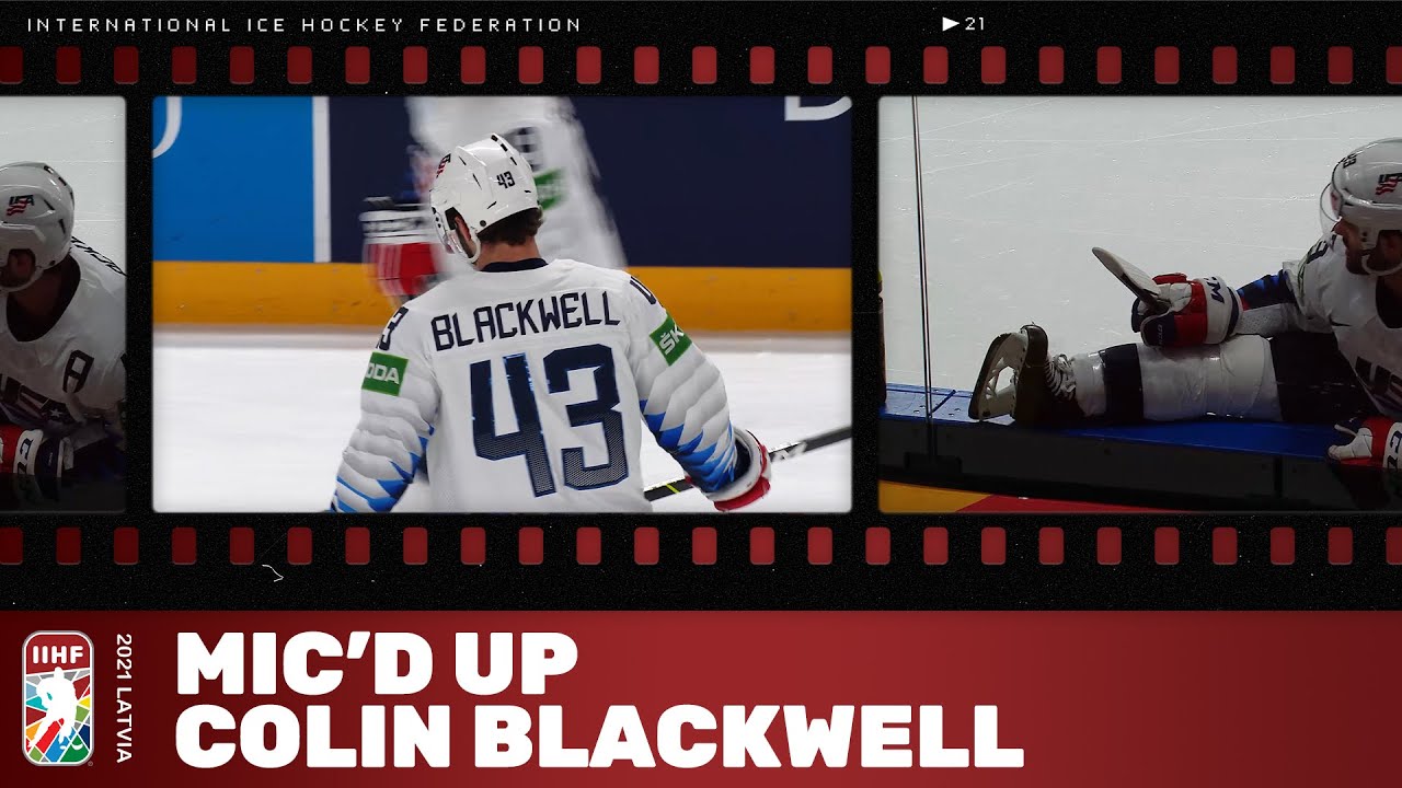 Mic'd Up with Colin Blackwell (USA) | #IIHFWorlds 2021