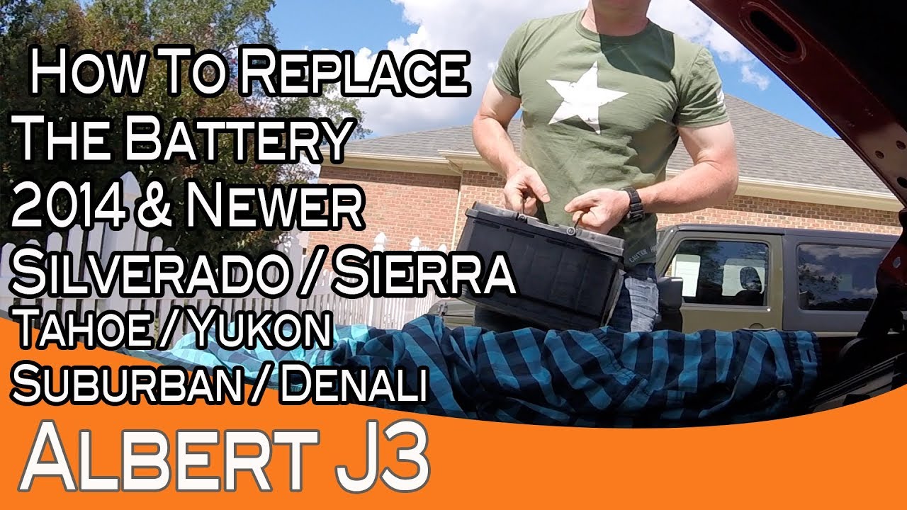 2014+ Silverado / Sierra battery replacement also Tahoe, Yukon, Suburban, and Denali