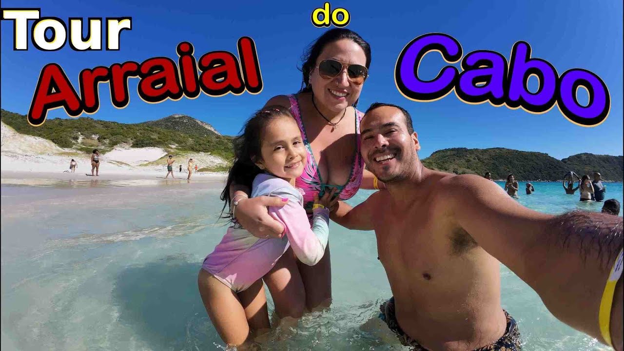 Tour en el PARAÍSO ARRAIAL DO CABO 😍🏝️🌊 | Aventuras con Nachita