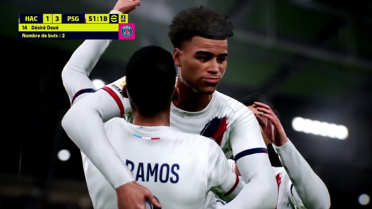 efootball 26 Ligue 1 Le Havre vs PSG