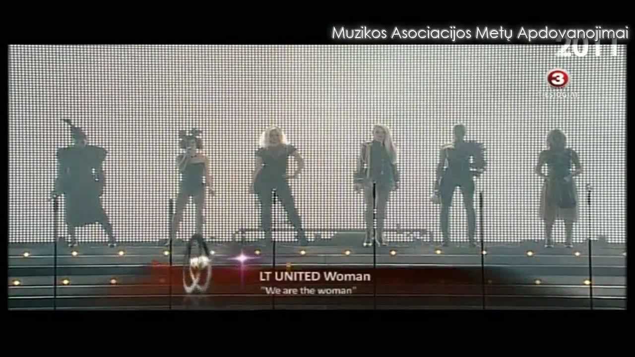 «Muzikos asociacijos metų apdovanojimai 2011» LT UNITED WOMEN 