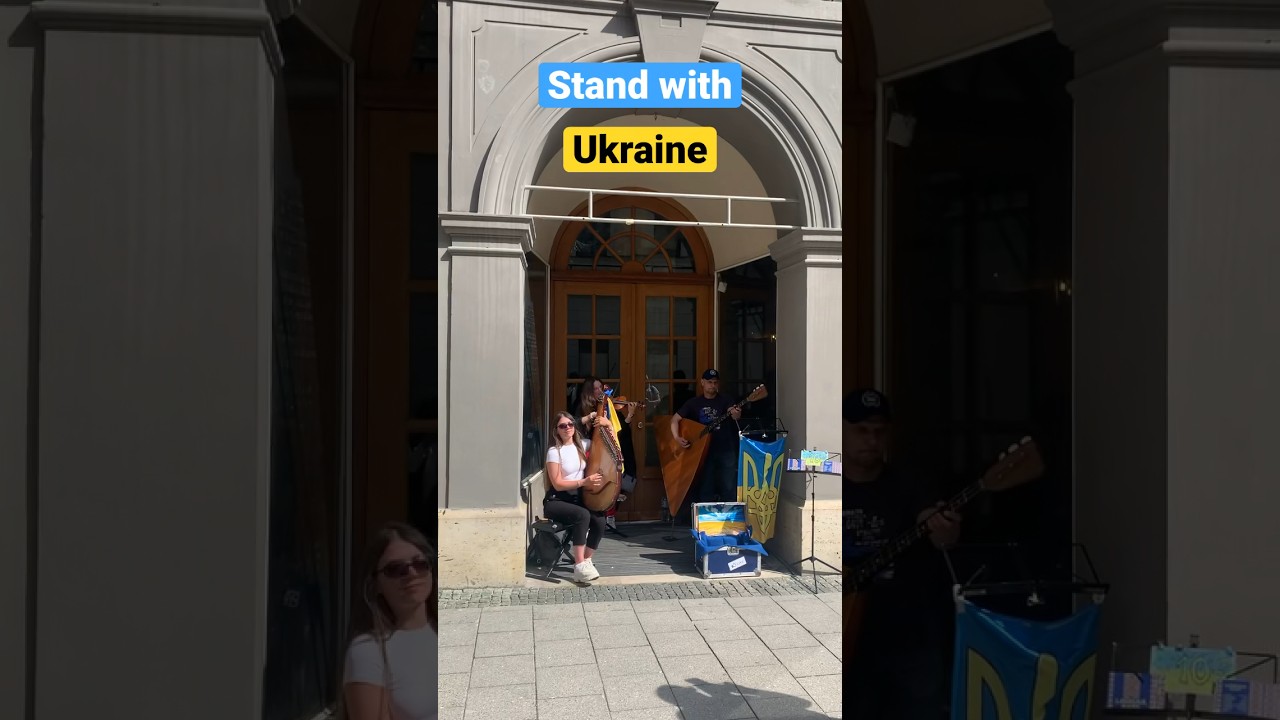 🇺🇦Talented Ukrainian band in Munich city 🎶🎵