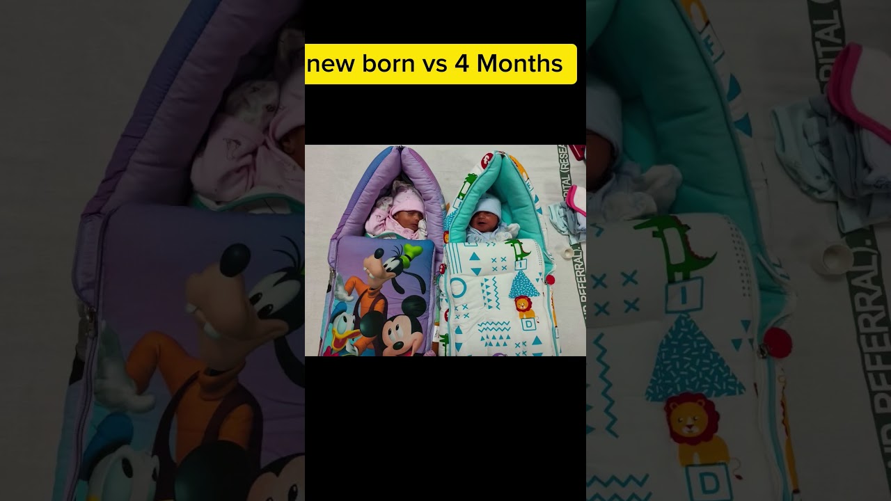 Newborn vs 4 month old 
