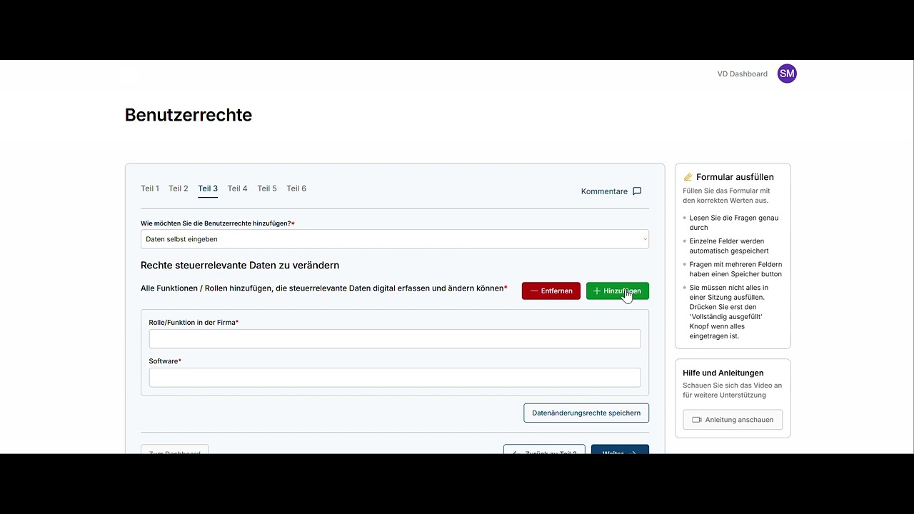 Benutzerrechte & Rollen GoBD-konform dokumentieren