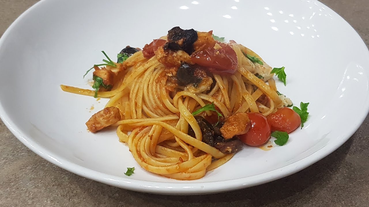 LINGUINE PESCE SPADA E POMODORINI | FoodVlogger