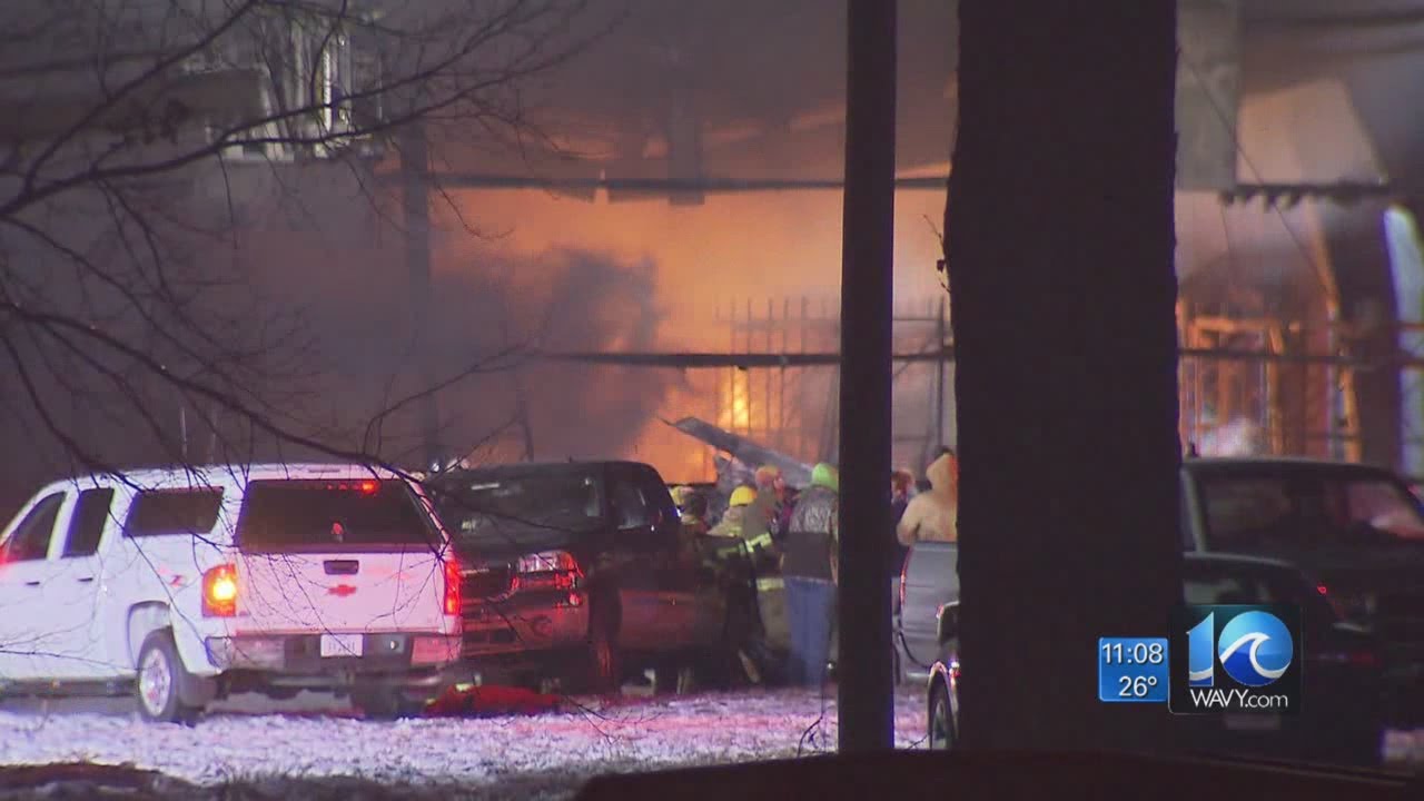 Surry County smokehouse goes up in flames
