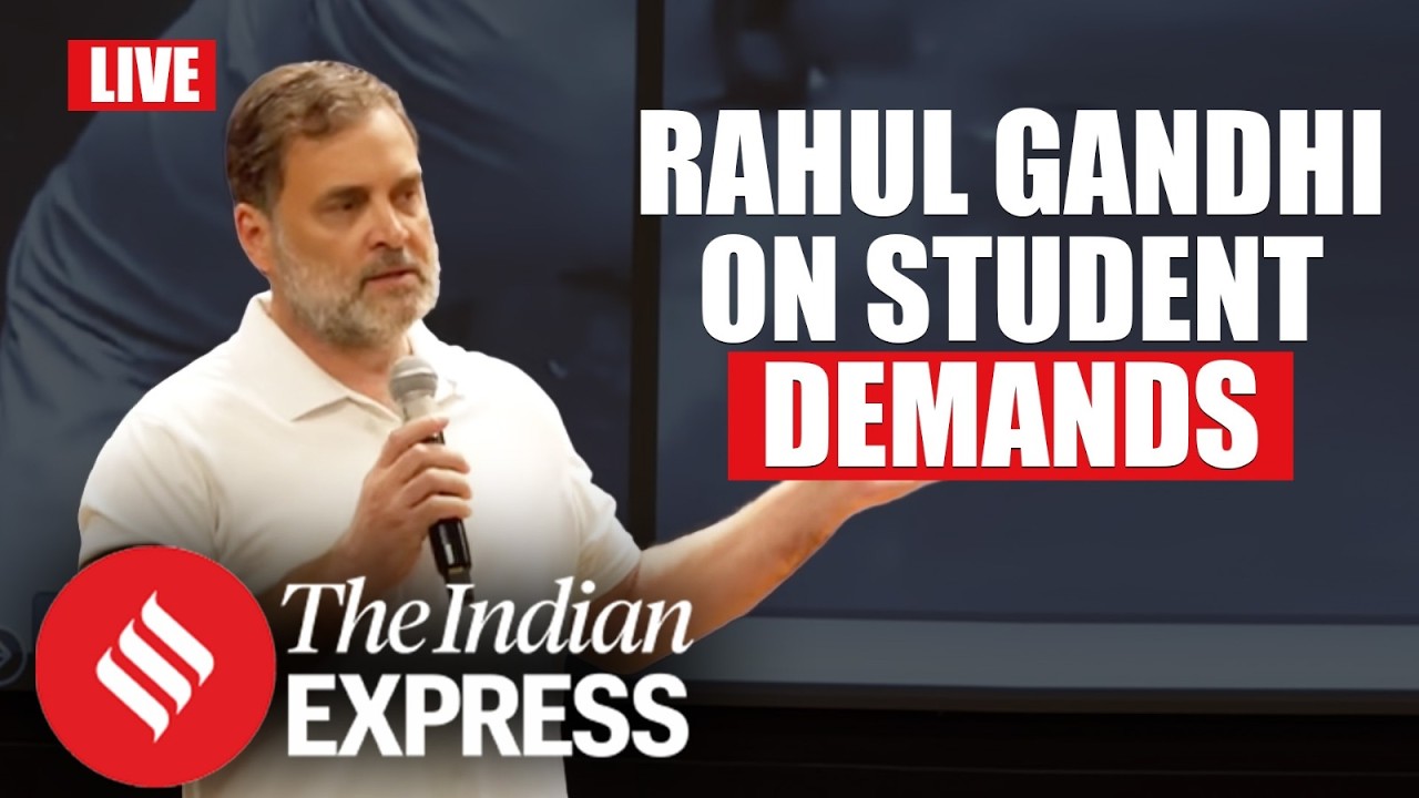 LIVE: Rahul Gandhi On Paper Leaks, Student&rsquo;s Protest, Highlights Demands of Students
