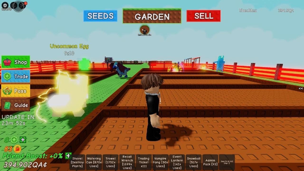 Grow a Garden Admin Abuse evento El nido del pájaro
