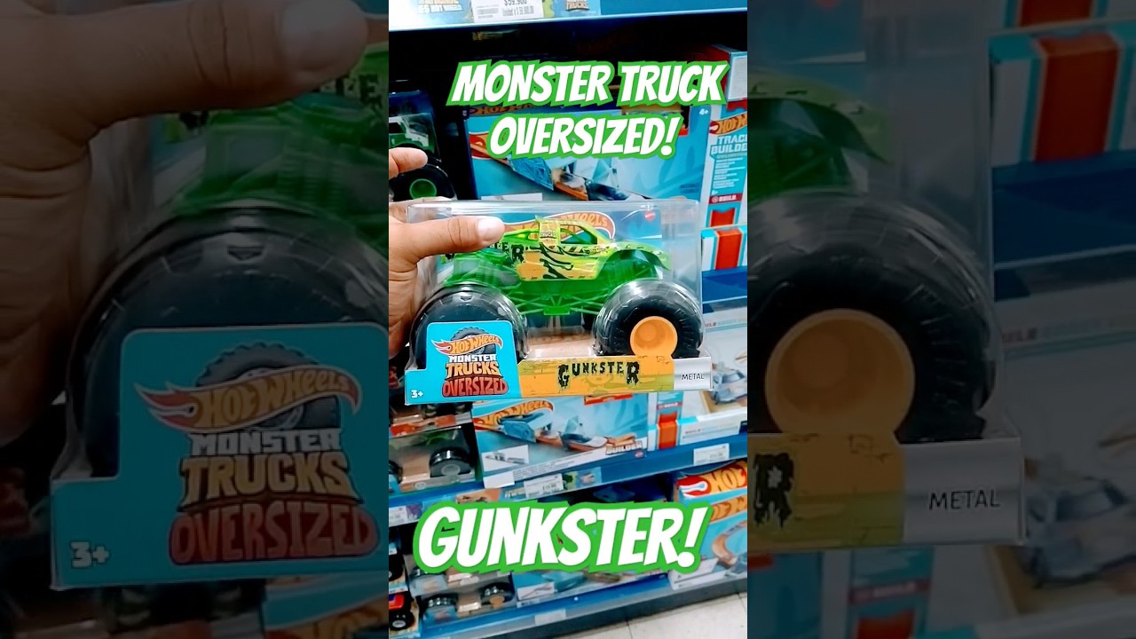 MONSTER TRUCK GUNKSTER ! #trend #viral #diecastcars #fypシ #hotwheels #satisfying #monstertruck #cool