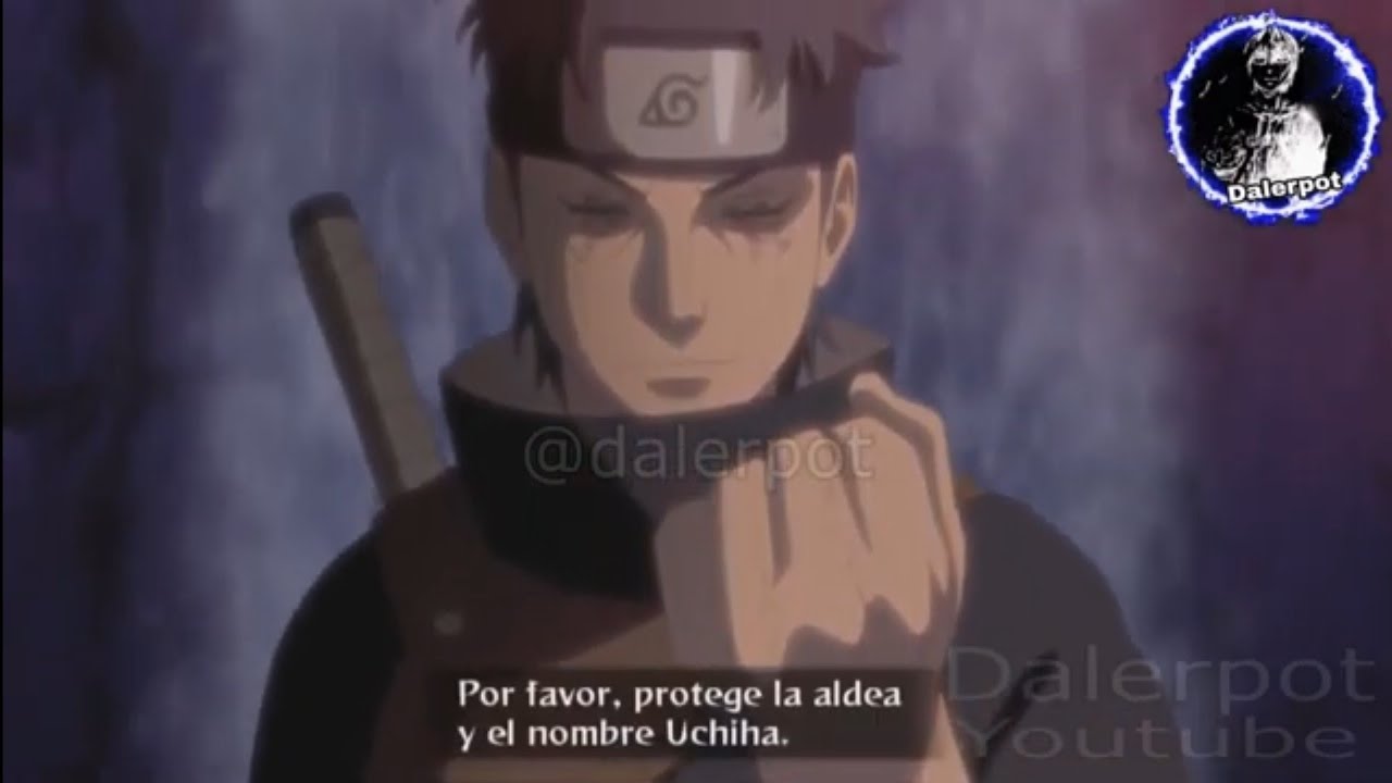 shisui vs danzou/muerte de shisui/itachi despierta el mangekyou sharingan | naruto shippuden sub esp