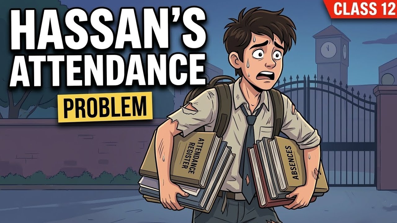 Hassan's Attendance Problem by Sudha Murthy | Class 12th English | Full Animated Story