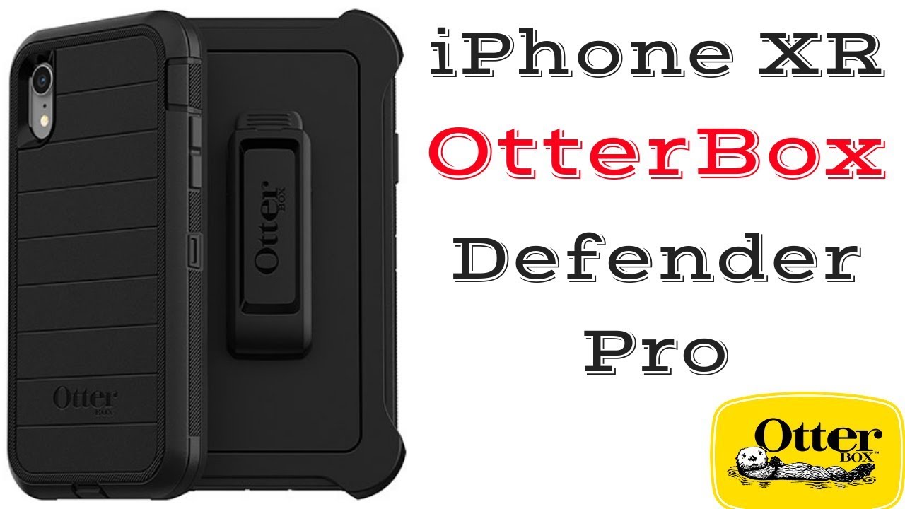 Otterbox iPhone XR Defender Pro Case! The Ultimate Protection Case!!