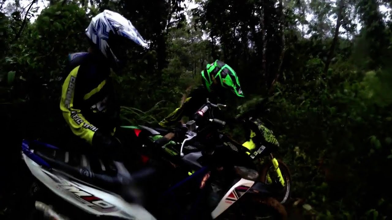 liburan matic trail part 3 (kondisi hujan lebat) #matictrailcondet #matictrai #miotrail