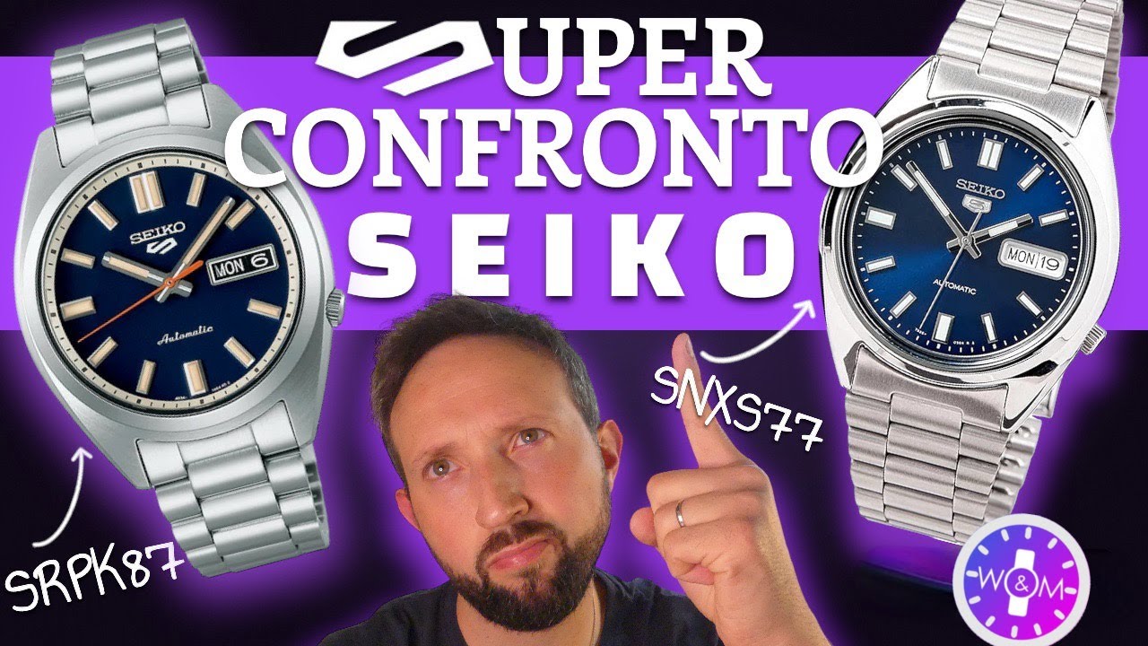 CONFRONTO generazionale SEIKO 5 - SRKP87 Vs SNXS77