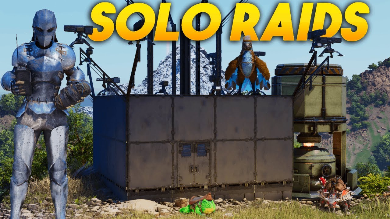 SOLO Raiding The Entire Server On ARK Survival Ascended