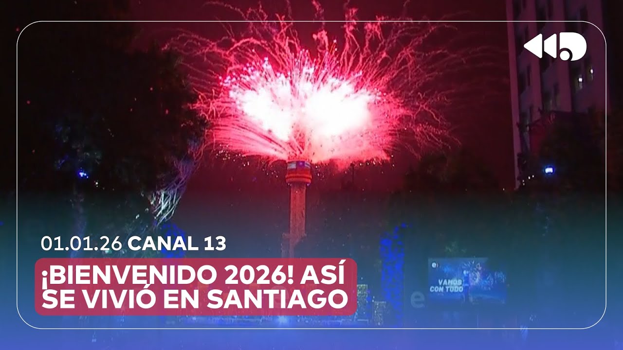 Así fue como se recibió el 2026 en la Torre Entel (31/12/25 al 01/01/26)
